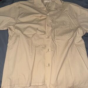 Marni Light Beige Casual Button Down Shirt